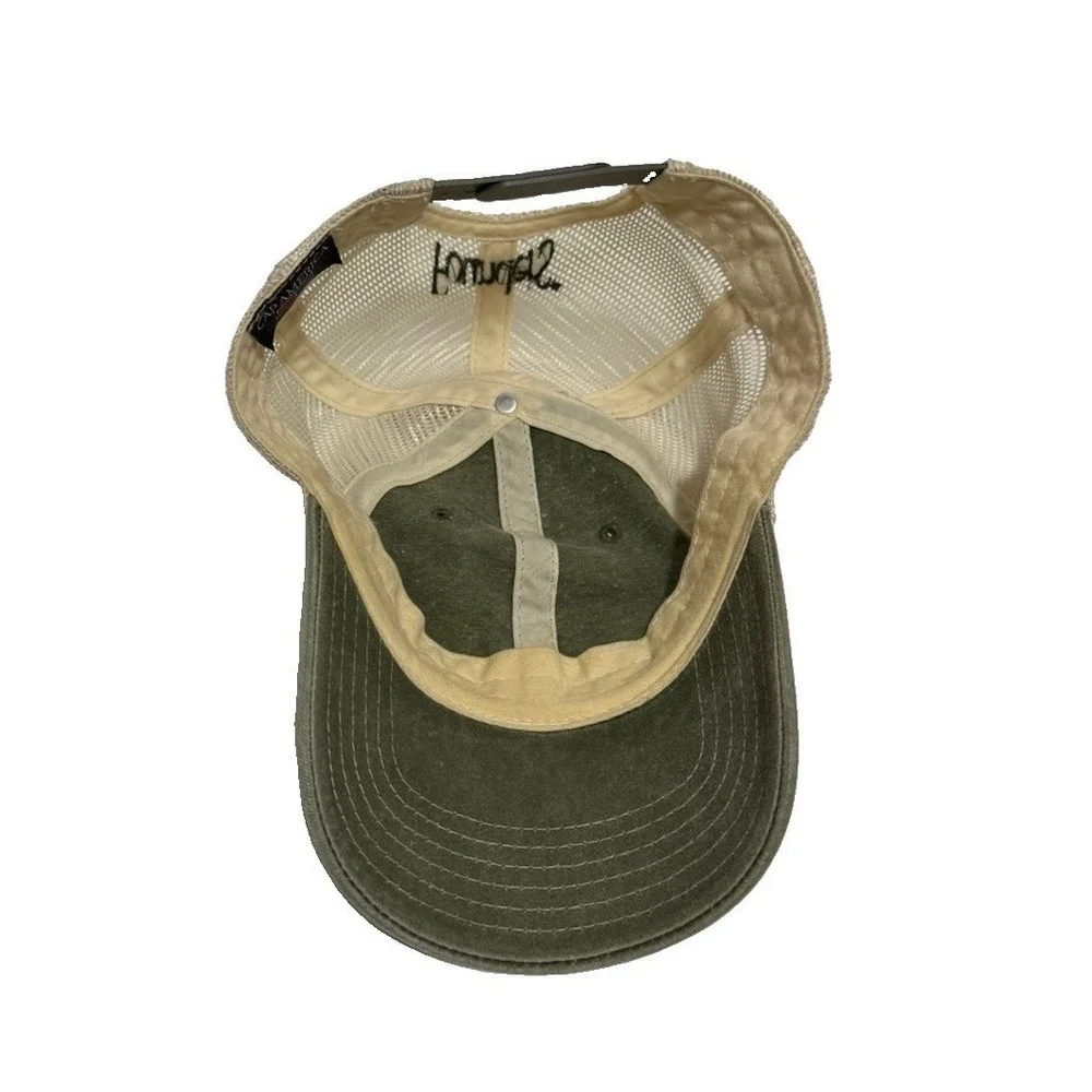 Founders Brewing Trucker Hat Olive Green Cream Mesh Snapback Beer Brewing Icons